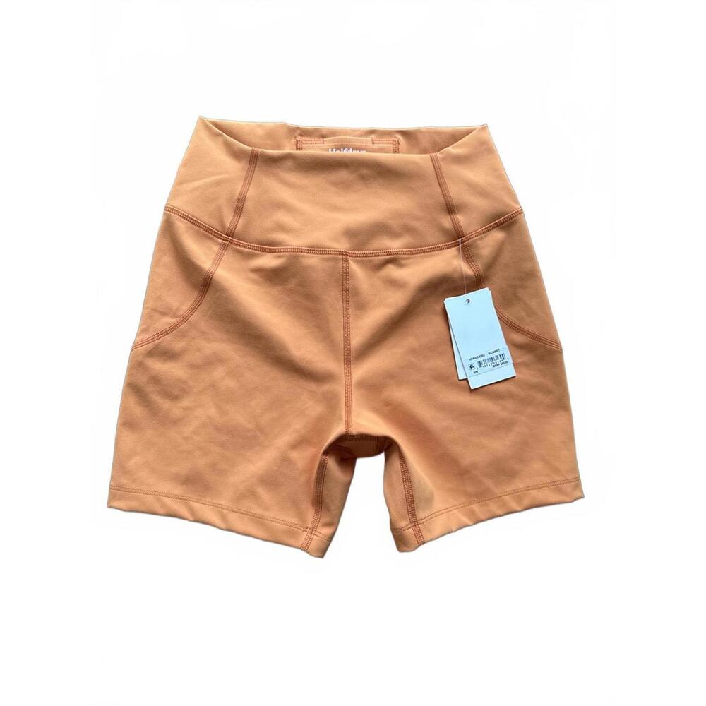 NWT Halfdays Women's Orange Bike Shorts Small